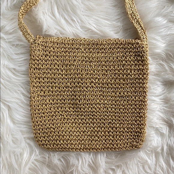 Vintage Straw Crossbody Bag - Picture 5 of 5